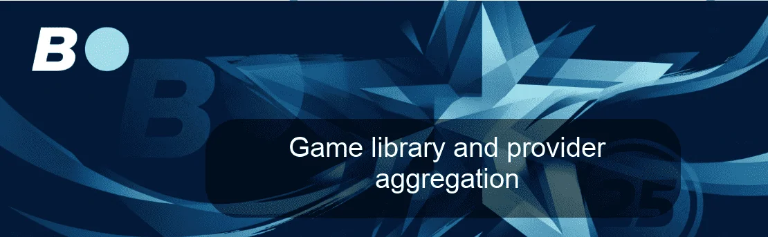 Game library and provider aggregation