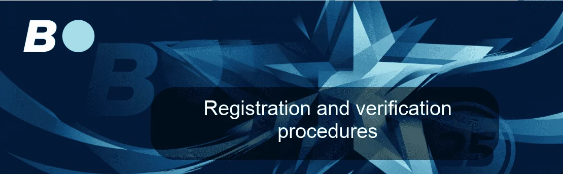 Registration and verification procedures